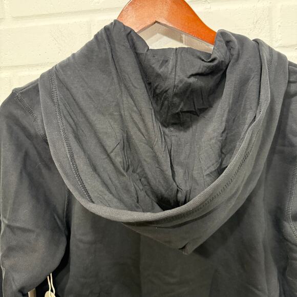 Pact NWT One For All Unisex Zip Hoodie Sweatshirt Black Sml Organic Sustainable - Picture 5 of 15